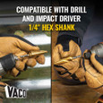 Klein Tools 25962 12-Step Drill Bit, Double-Fluted, 3/16-Inch to 7/8-Inch