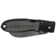 Klein Tools 44004 Lightweight Lockback Knife 2-1/2-Inch Sheepfoot Blade, Black Handle