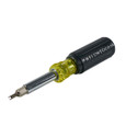 Klein Tools 32527 Multi-Bit Screwdriver / Nut Driver, 11-in-1, Ph, Sl, Sq, Schrader Bits