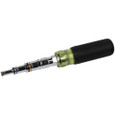 Klein Tools 32809MAG 9-in-1 Pass Through SAE Multi-Nut Driver, Magnetic