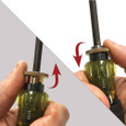 Klein Tools 32708 Adjustable Screwdriver, #1 and #2 Square