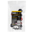 Klein Tools 450-410 Self-Adhesive Cable Mounting Clips, 3-Slot (10-Pack)