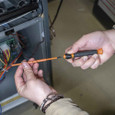 Klein Tools 32581INS 2-in-1 Insulated Electronics Screwdriver, Phillips, Slotted Bits