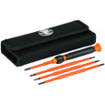 Klein Tools 32584INSR 8-in-1 Insulated Precision Screwdriver Set with Case