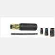Klein Tools 32910 7-in-1 Impact Rated Flip Socket Set with Handle