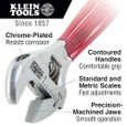 Klein Tools 507-8 Adjustable Wrench, Extra-Capacity, 8-Inch