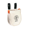 Klein Tools 5142 Tool Bag, Canvas Utility Bag, Loop Connection, 9 x 8 x 10-Inch