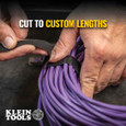 Klein Tools 450-950 Hook and Loop Tape, 3/4-Inch, 25-Foot, Black, Custom Length Cable Ties