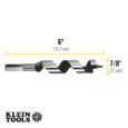 Klein Tools 53404 Ship Auger Bit with Screw Point 7/8-Inch