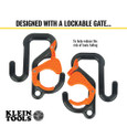 Klein Tools 5144LG2 2-Inch Gated Bucket Hook
