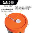 Klein Tools 50131 Conduit Measuring Pull Tape, 1800-Pound x 1300-Foot