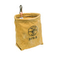 Klein Tools 5179S Tool Pouch, Water-Repellent Bag with Snap Clip, 7.5 x 7 x 3.5-Inch