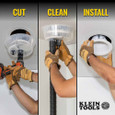 Klein Tools 53710 Adjustable Hole Saw with Auto-Set Arms