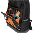 Klein Tools 55421BP-14 Tradesman Pro™ Tool Bag Backpack, 39 Pockets, Black, 14-Inch