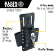 Klein Tools 5119 4 Pocket Tool Pouch 6-1/2-Inch x 8-1/2-Inch