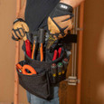 Klein Tools 5701 Tool Pouch, PowerLine™ Series 8-Pocket Tool Pouch, Black Nylon
