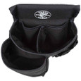 Klein Tools 5701 Tool Pouch, PowerLine™ Series 8-Pocket Tool Pouch, Black Nylon