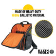 Klein Tools 55482 Tradesman Pro™ Tool Station Tool Bag Backpack, 21 Pockets