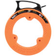 Klein Tools 56335 Wide Steel Fish Tape, 1/4-Inch x 25-Foot