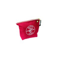 Klein Tools 5539RED Zipper Bag, Canvas Tool Pouch, 10-Inch, Red