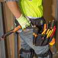Klein Tools 5710M Electrician's Padded Tool Belt/Pouch Combo, 27-Pocket, 4-Piece, M