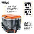 Klein Tools 55600 Tradesman Pro™ Tough Box Cooler, 17-Quart
