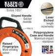 Klein Tools 56002 1/8-Inch Wide Steel Fish Tape 65-Foot