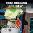 Klein Tools 56341 Stainless Steel Fish Tape, 1/8-Inch x 240-Foot