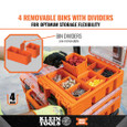 Klein Tools 54808MB MODbox™ Tall Component Box, Half Width