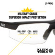 Klein Tools 60171 Standard Safety Glasses, Clear Lens, 2-Pack Klein Tools 60171 Standard Safety Glasses, Clear Lens, 2-Pack
