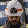 Klein Tools 56034 Rechargeable Headlamp with Strap, 200 Lumen All-Day Runtime, Auto-Off