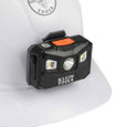 Klein Tools 56048 Rechargeable Headlamp with Fabric Strap, 400 Lumens, All-Day Runtime