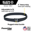 Klein Tools 5705 PowerLine™ Web Work Belt Klein Tools 5705 PowerLine™ Web Work Belt