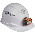 Klein Tools 60113 Hard Hat, Vented, Cap Style with Headlamp