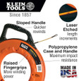 Klein Tools 56009 Fiberglass Fish Tape with Spiral Leader, 50-Foot