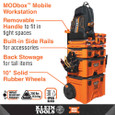 Klein Tools 54812MB MODbox™ Tool Bag, Tote, and Backpack Component Box