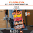 Klein Tools 54812MB MODbox™ Tool Bag, Tote, and Backpack Component Box