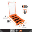 Klein Tools 54812MB MODbox™ Tool Bag, Tote, and Backpack Component Box