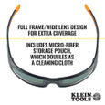 Klein Tools 60539 Professional Safety Glasses, Full Frame, Polarized Lens