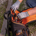 Klein Tools 60583 Knit Dipped Gloves, Cut Level A2, Touchscreen, Small, 2-Pair