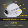 Klein Tools 60401 Hard Hat, Vented, Full Brim Style, White