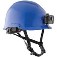 Klein Tools 60148 Safety Helmet, Non-Vented-Class E, with Rechargeable Headlamp, Blue