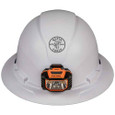 Klein Tools 60406 Hard Hat, Non-vented, Full Brim Style with Headlamp