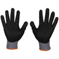 Klein Tools 60586 Knit Dipped Gloves, Cut Level A2, Touchscreen, X-Large, 2-Pair