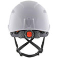 Klein Tools 60150 Safety Helmet, Vented-Class C, with Rechargeable Headlamp, White