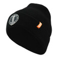 Klein Tools 60388 Heavy Knit Hat, Black, Vintage Patch Logo