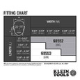 Klein Tools 60553 P100 Half-Mask Respirator, S/M