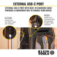 Klein Tools 62805BPTECH Tradesman Pro™ XL Tech Tool Bag Backpack, 28 Pockets
