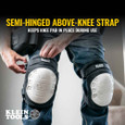 Klein Tools 60846 Non-Marring Semi-Hinged Knee Pad