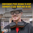 Klein Tools 60613 Behind-the-Head Earmuffs
